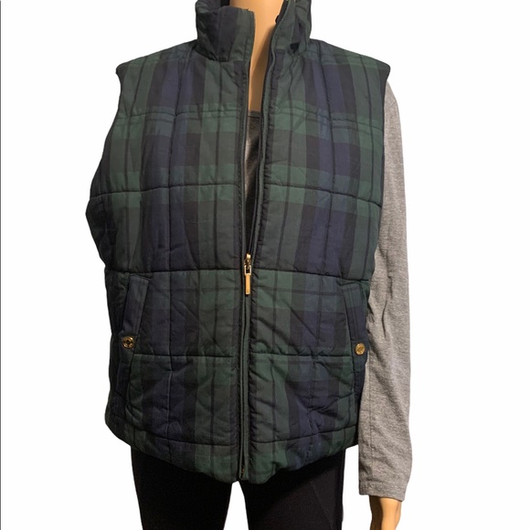 Chaps Other - Chaps Men’s Reversible Puffer Vest Plaid to Black